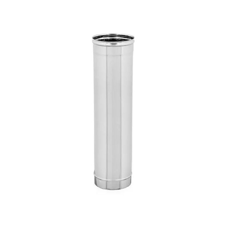 Tubo Canna Fumaria Monoparete In Acciaio Inox Aisi 304 Mm 500 300 S...
