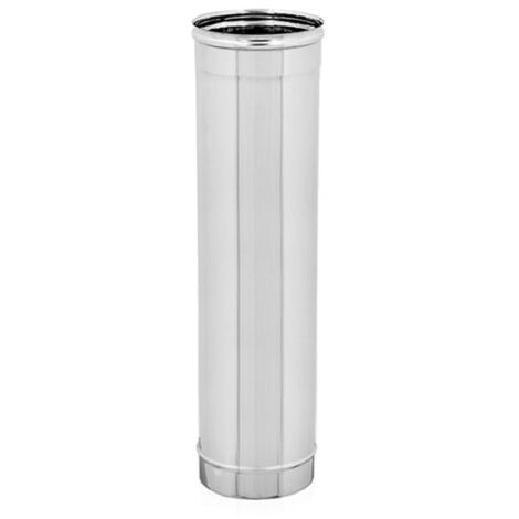 CANNA FUMARIA MONOPARETE IN ACCIAIO INOX AISI 304 MM 500 - ø250 SP 0,5 MM  - EUF