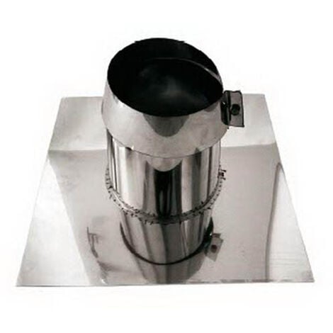 Canna fumaria parete doppia coibentata inox faldale tetti piani   dn 180/230