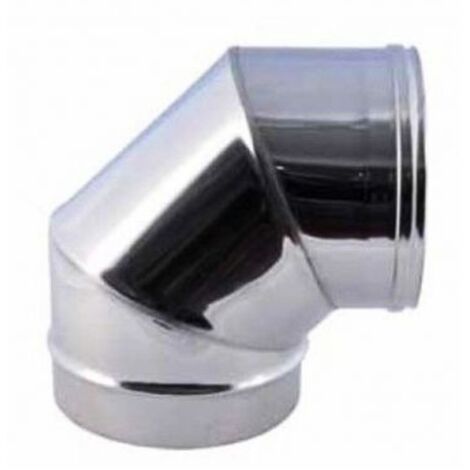 CURVA CURVE 45° ACCIAIO INOX 304 DIAM 80 mm PER CANNA FUMARIA STUFA A PELLET CURVA CURVE 45° ACCIAIO INOX 304 DIAM 80 mm PER CANNA FUMARIA STUFA A PELLET