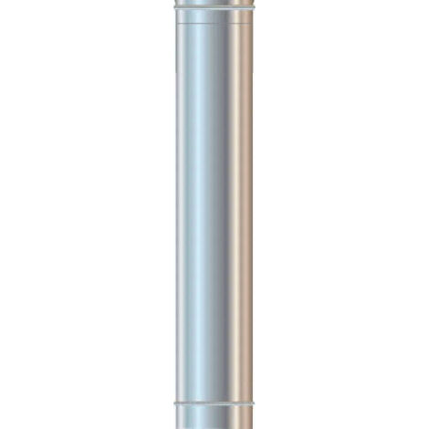 Canna Fumaria/Tubo Inox 304 Mono Parete Ø150 - 100 Cm