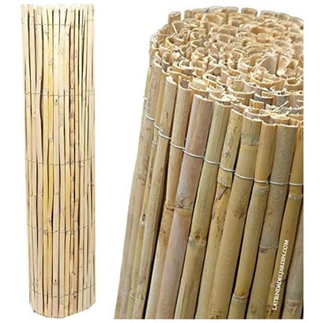 Stuoia In Canniccio Naturale Arella - 100x500cm, Per Recinzioni E Ombreggiatura Esterni