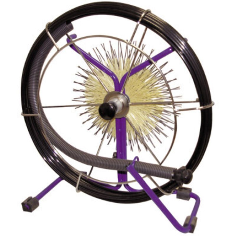 Diff - Kit canne dérouleur 20m brosses rilsan/acier