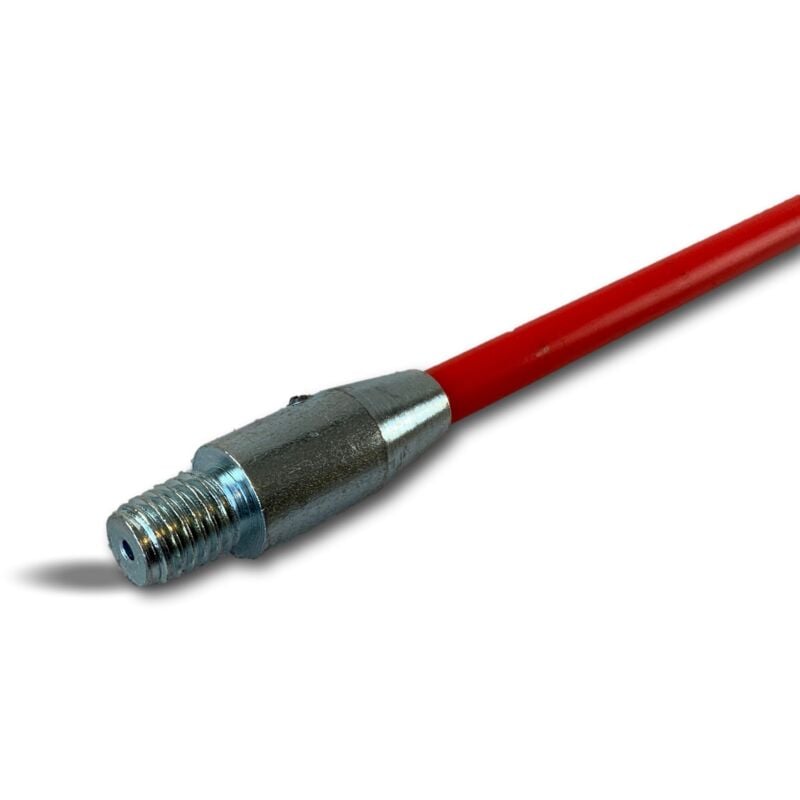 Canne de ramonage fibre de verre Rallonge kit Embout acier fileté M121,75mm - Quantité x 1 - Cannes fibre verre - 1,50 m