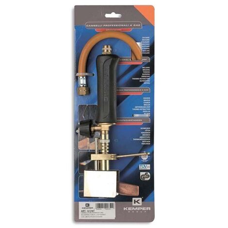 Cannello con mazza di rame 200 gr, tubo raccordato di 1,5 mt