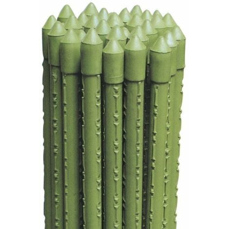 Cannetta in metallo plastificato tutore reggi piante per giardinaggio ed agricoltura -Ø 11 mm x h 180 cm / Confezione da 1 pezzo