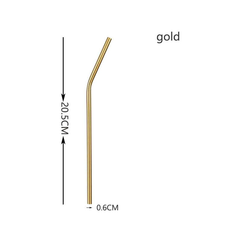 Cannucce in metallo riutilizzabili cannucce in