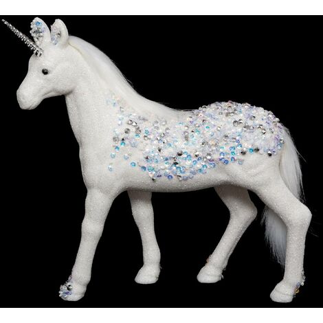Cannuccia Unicorno Bianca 25 cm - Feeric lights & christmas