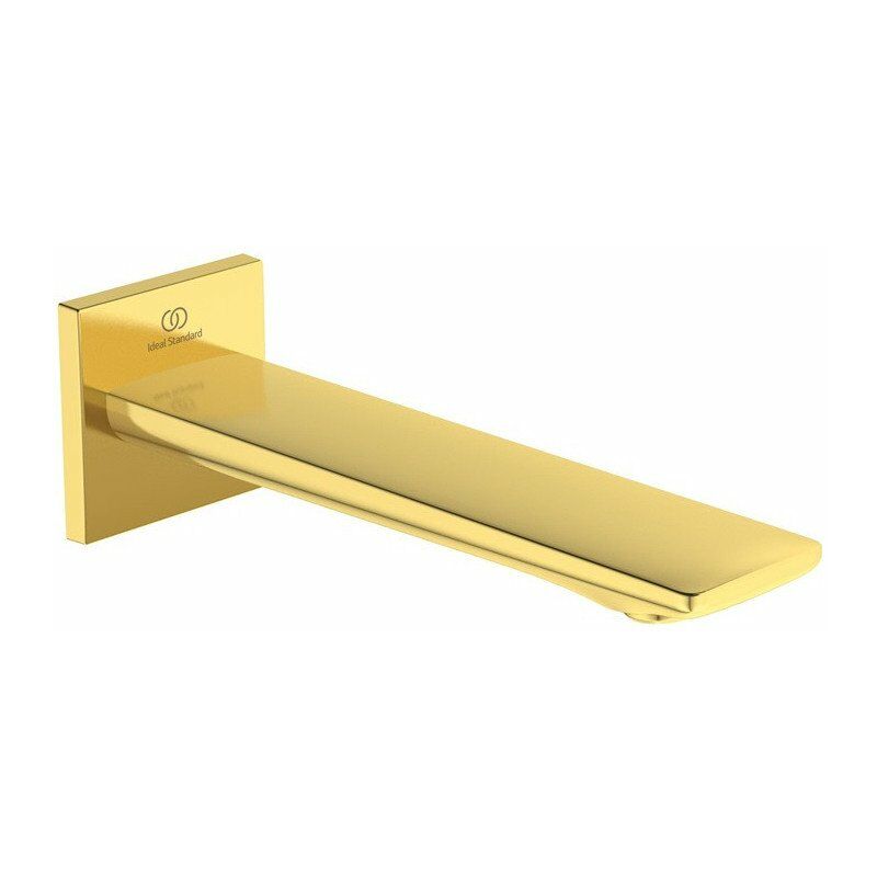 

Caño de pared CHECK saliente 160 mm oro cepillado con roseta cuadrada IDEAL STANDARD