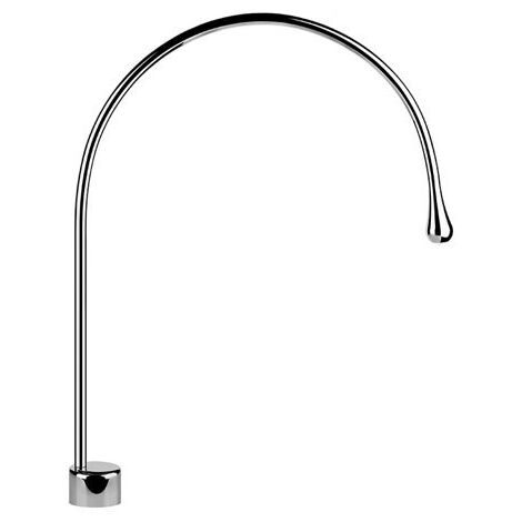 Caño de pedestal para lavabo Gessi Goccia, sin desagüe,