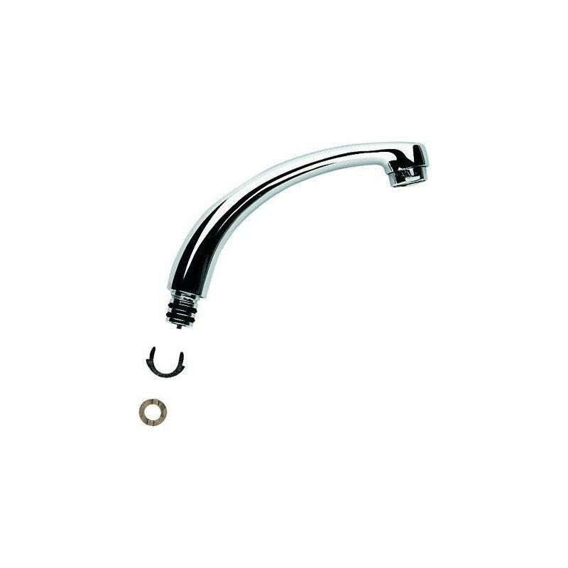 

Grohe - Caño de hierro fundido 120 mm mousseur con anillo de tope chr