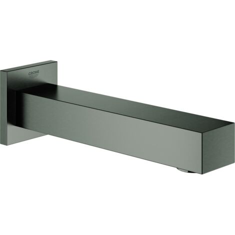 Caño para bañera GROHE EUROCUBE 170 mm grafito duro cepillado