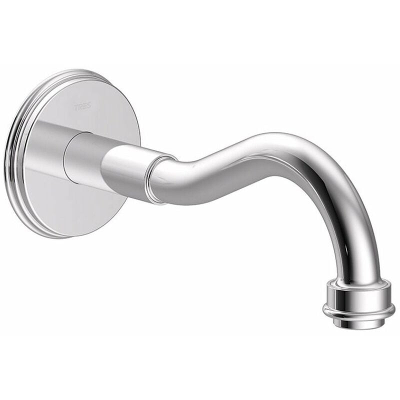 

TRES 24217301 Caño Pared Cromo
