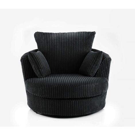 Canolo Luxury Swivel Chair Jumbo Cord