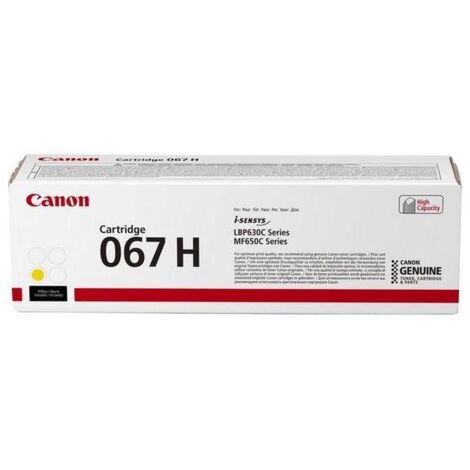 Canon 067H cartuccia toner 1 pz Originale Giallo