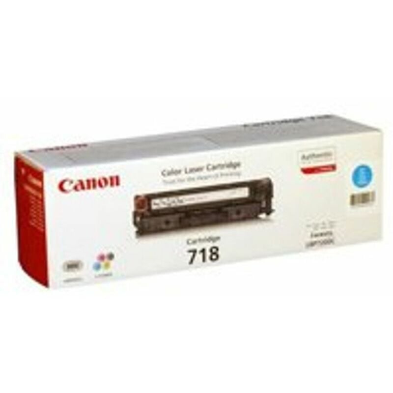 Canon Canon 718C Cyan Standard Capacity Toner Cartridge 2.9k pages - 2661B002