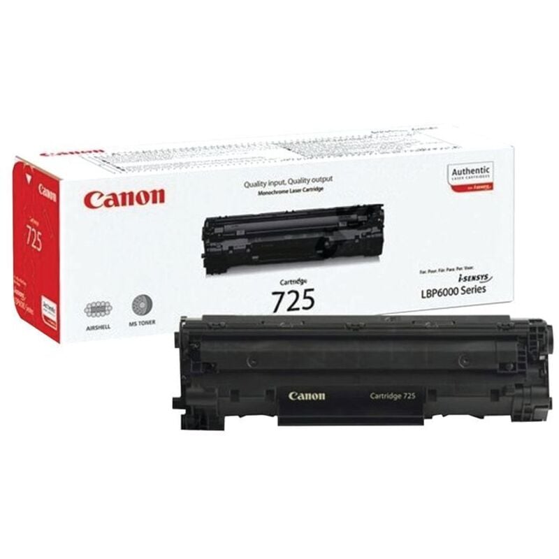 Canon 725 Black Toner Cartridge 3484B002