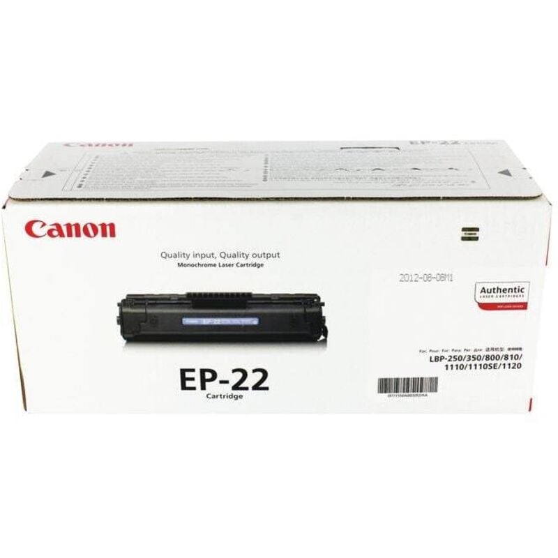 Canon EP-22 Black Toner Cartridge 1550A003