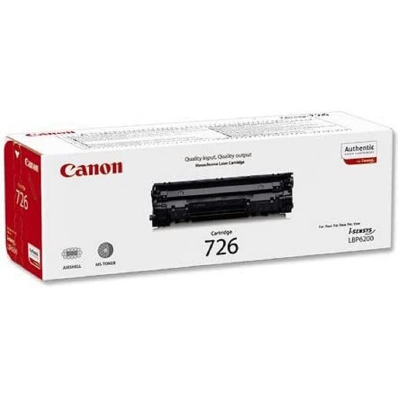 Liderpapel - Canon 726 Black Toner Cartridge - CO67532