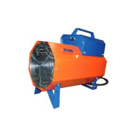Canon à air chaud 6,6 / 10 kW Tri 400V – Thermostat intégré – Sécurité surchauffe – Pour chantiers humides et locaux sensibles – S Plus
