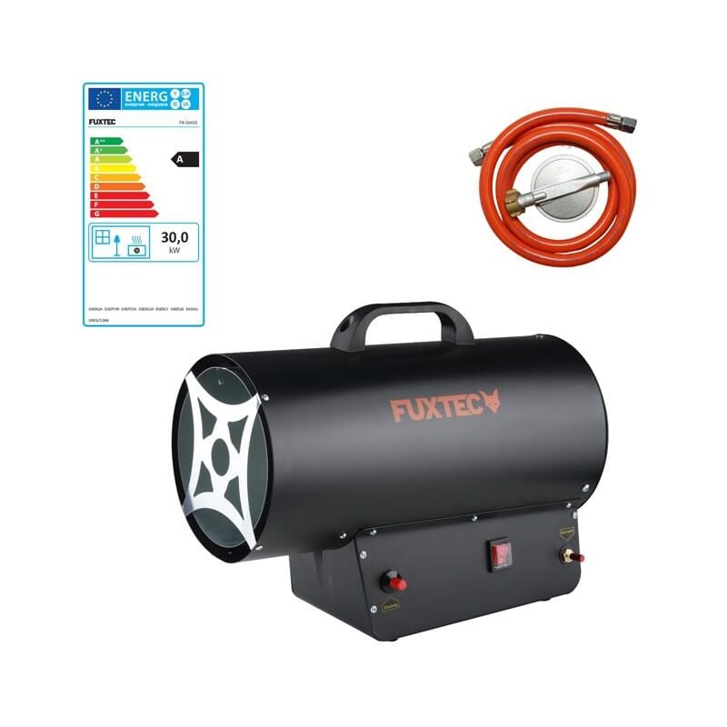 Fuxtec - Canon a air chaud Au gaz FX-GH33 – Normes fr 33kW 1000 m3 par h IP44 détendeur fr inclus