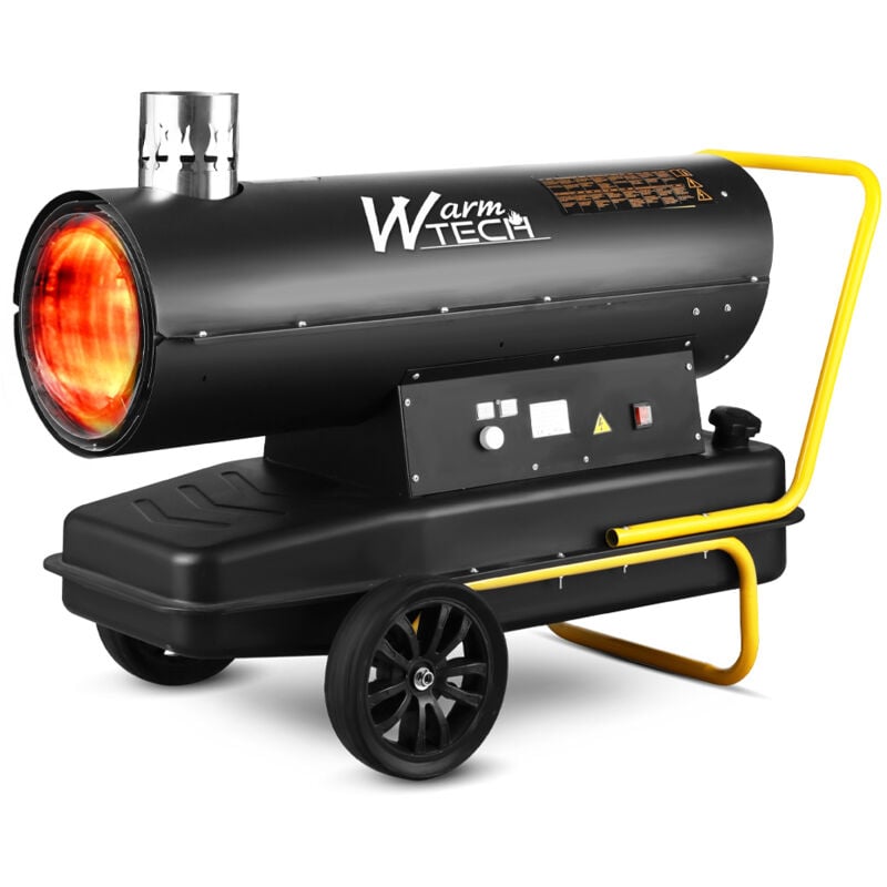 Canon à chaleur diesel à combustion indirecte 50 KW - Warm Tech