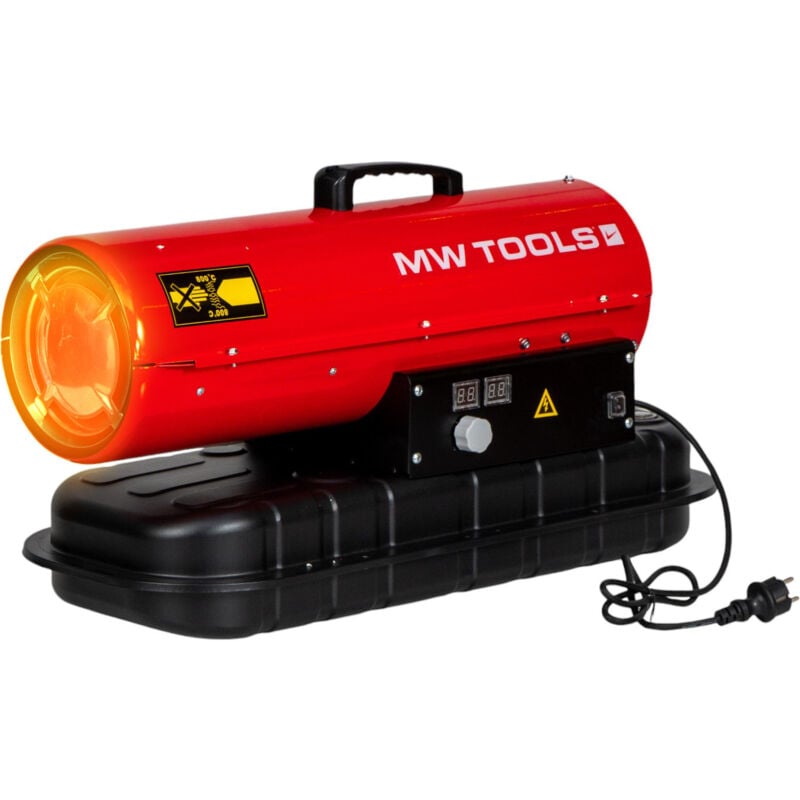 Mw Tools - Canon à chaleur fioul 20kW portable à combustion directe et thermostat intégré WD72