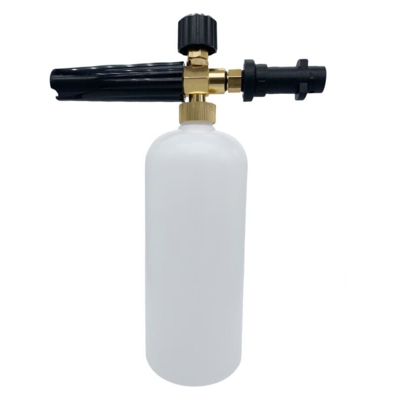 Canon à Mousse Foam Lance Compatible avec Karcher K2 K3 K4 K5 K6 K7, 1L Pistolet à Mousse avec Buse Réglable, Accessoire pour Nettoyeurs Haute