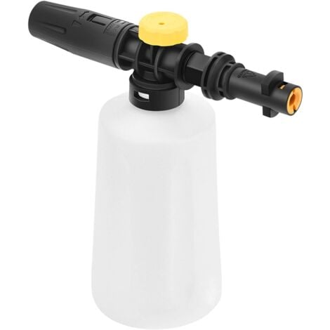 DKSFJKL Canon à Mousse pour kärcher K2 K3 K4 K5 K6 K7, 700ML Pistolet à Mousse, Buse réglable Lance De Mousse De Neige Accessoire pour Karcher K2 K7 Nettoyeurs Haute Pression