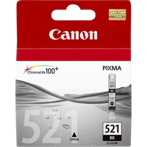 CANON Cartouche d'encre CLI-521 BK Noir Photo