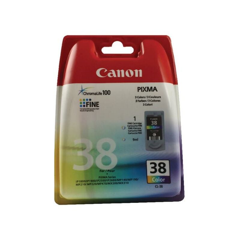 Cl-38 Colour Inkjet Cartridge - CO45405 - Canon