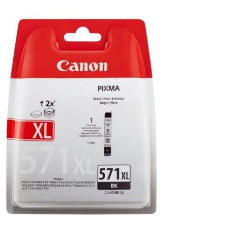 Canon CLI-571BK XL Druckerpatrone 1 Stück(e) Original Hohe (XL-) Ausbeute Schwarz