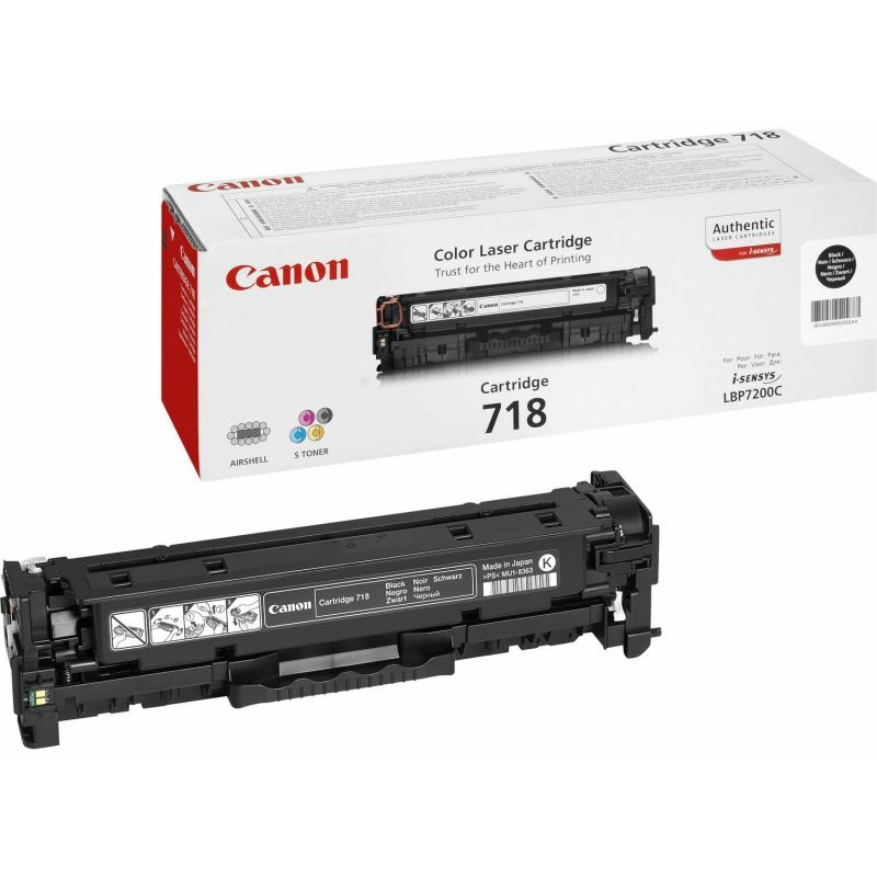 

CRG-718 Bk Original Negro 1 pieza(s) - Canon