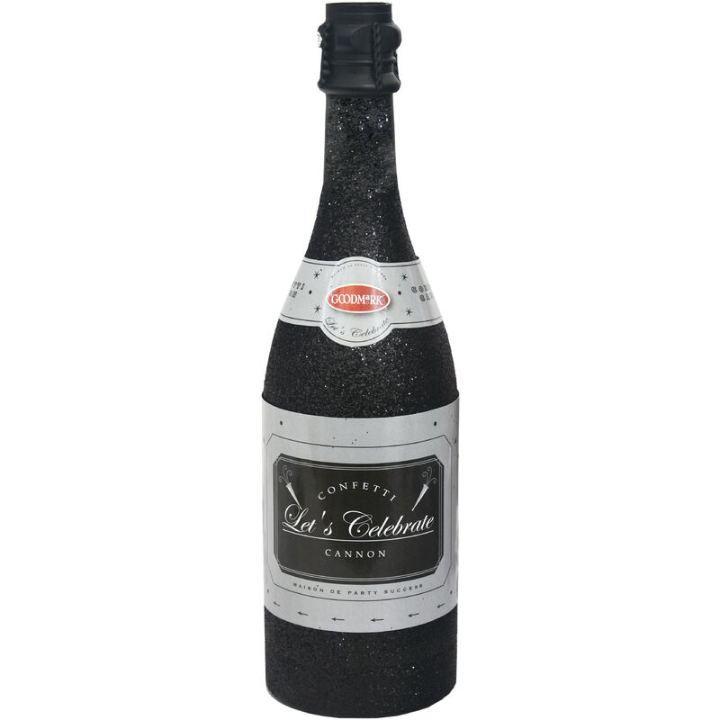 

Cañon de Confeti Plateado Original Cava, Botella Confetti Champán. Purpurina Fiestas, 5 Metros de altura 350 gr