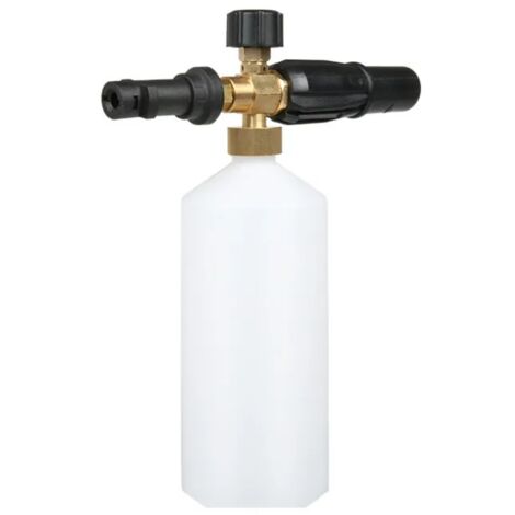 Cañón de espuma para hidrolimpiadoras  Espuma densa y activa  Para lavado de coches y limpieza de fachadas  Ajustable  Accesorio profesional