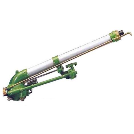 Cañón de riego Mariner 2 1/2''  Angulo de riego ajustable  Conexión por brida  Alcance 42 a 67 metros