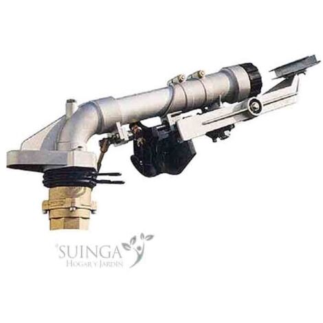 Cañón de riego Wing  Angulo de riego ajustable  Rosca hembra 2''  Alcance 22 a 52 metros