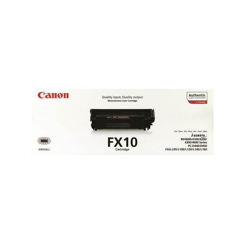 FX-10 Black Toner Cartridge - CO27061 - Canon