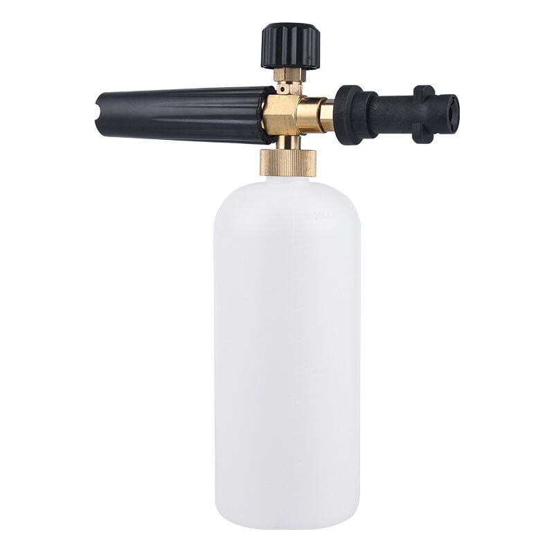 Aougo - Canon à Mousse Foam Lance Compatible avec Kärcher K2 K3 K4 K5 K6 K7, 1L Pistolet à Mousse avec Buse Réglable, Accessoire pour Nettoyeurs