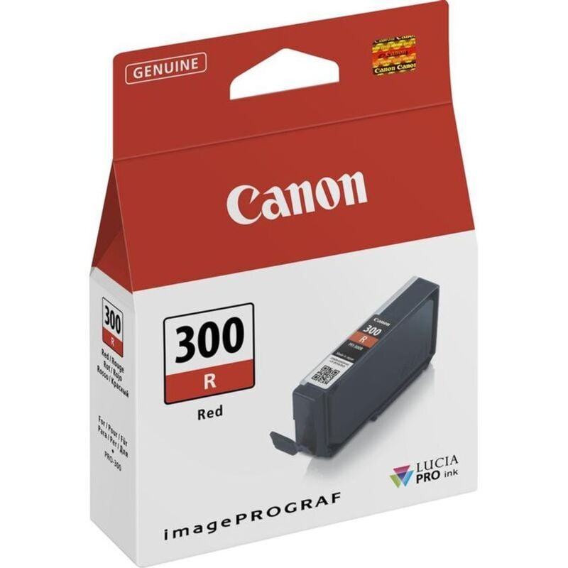 Canon Canon PFI300R Red Standard Capacity Ink Cartridge 14ml - 4199C001