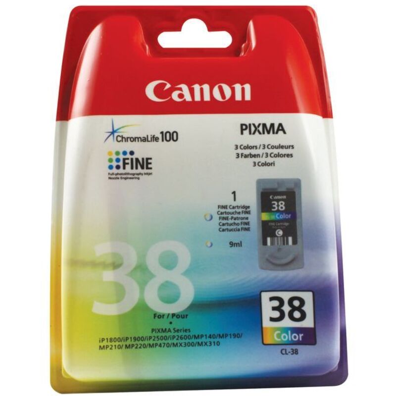 Cl-38 Colour Inkjet Cartridge - CO45405 - Canon