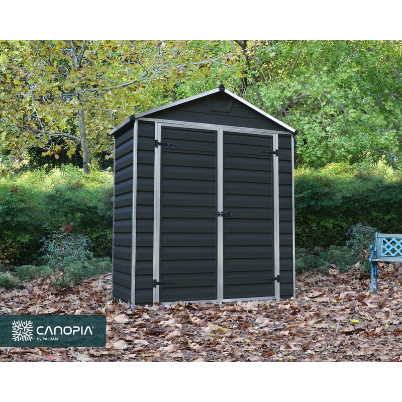 Canopia Abri de jardin Skylight Pent Gris foncé