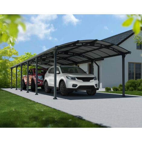Canopia Arcadia Cochera de Aluminio 3.6 X 13 m