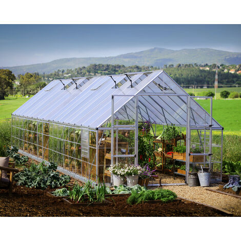 Canopia Balance Ibrida Serra Da Giardino in Policarbonato 964X304X257 cm Argento