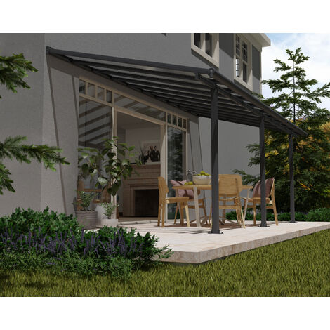 Canopia By Palram – Pergola Olympia en aluminium 619x294 cm – Panneaux de toit polycarbonate 16 mm – Structure résistante aux UV – Montage DIY facile