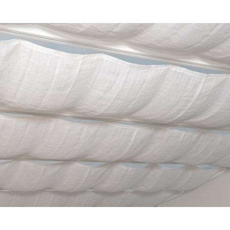 Canopia Cortina para Pérgola 3X9.7 m Blanco