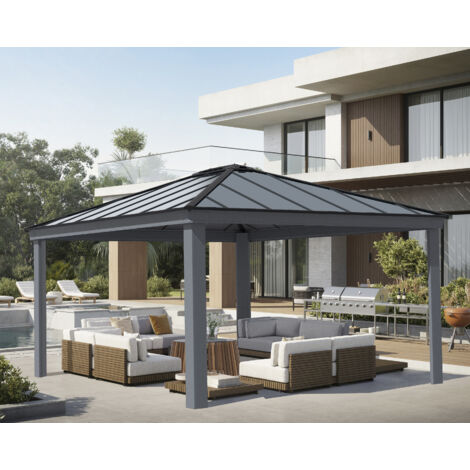 Canopia Dallas Cenador de Aluminio 4.2X5 m