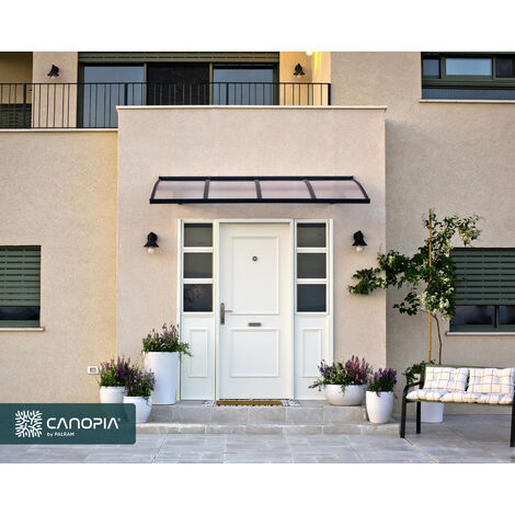 CANOPIA BY PALRAM Canopia Marquise de porte Herald cm Gris