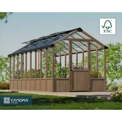 Canopia Natura 8,6m² - Kit de serre en bois de cèdre