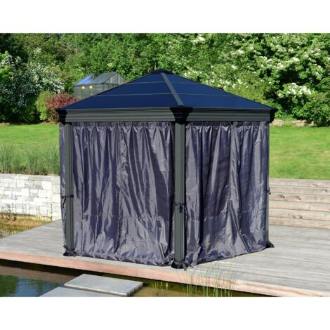 Canopia Set Cortinas Hexagonal Para Cenador Monaco / Roma